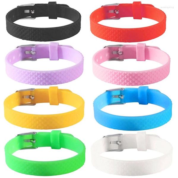 Pulseras de encanto 9 colores 10 mm Reloj Correa Cadena DIY Parejas Pulsera de malla para mujeres Joyería de moda para hacer regalo