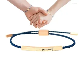 Charm-Armbänder, verstellbares Armband, flexible Handkette, Schmuckzubehör, inspirierender Armreif mit geheimer Botschaft, Abschlussgeschenk