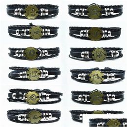 Bracelets de charme bracelet en cuir hommes ajusté bracelet