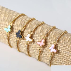 Bracelets de charme design de mode animal design de la mode en cristal en strass de tennis Bracelet en cuivre plaqué or Christ Dh9zr