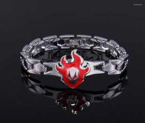 Bedelarmbanden anime cosplay bleach alloeg rotatie vuur logo metaalbangle accessoires mode geschenken 2023 aankomst