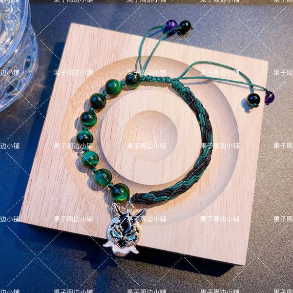 Bracelets de charme Anime Xiao Masque Femmes Bracelet Genshin Impact Femme Mode Cosplay Weave Perlé Chaîne Réglable Bracelets Cadeau Brassard 230821