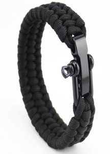 Bracelets de charme Arrivée Mentins en acier inoxydable Anchor de chaînes Bracelet en cuir noir Surf Nautical Sailor Men de bracelet Juif 4009104