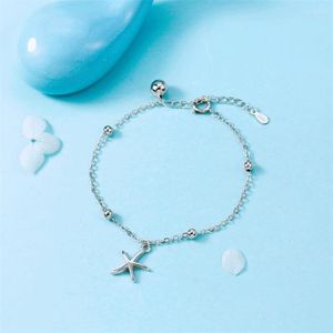 Bracelets de charme Arrivée Bracelet plaqué argent pour femmes bijoux mignon cerf étoile de mer bracelet femme accessoires de fête été dame Bijou Kent22