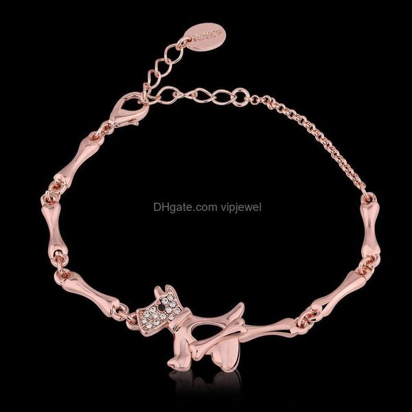 Pulseras con dijes Brazalete Joyería india Infinito 18K Oro Vipjewel Entrega de gotas 2021 Vipjewel Dh61E