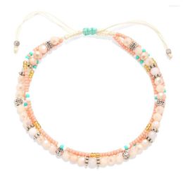 Bedelarmbanden boho multicolor streng glazen zaad kralen kristallen handgemaakte armband dames meisje 2023 mode multilayer zomer sieraden aanwezig