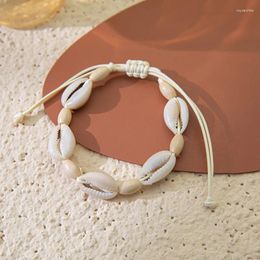 Bracelets de charme Boho Summer Surf Conch Shell Chevallettes pour femmes hommes faits à la main