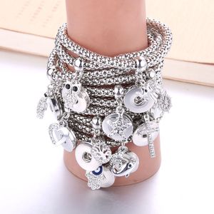 Bracelets de charme Boom Life New Snap Bracelet pour les femmes Fit DIY bijoux ￩lastiques boutons 7467 Drop Livrot 2022 Smtok