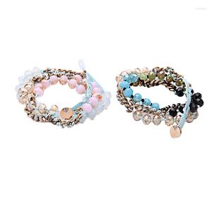 Charm Armbanden Bulk Prijs Trendy Bohemen Stijl Armband Vrouwelijke Accessoires Lichte Kleur Shimmer Kralen Vriendschap Zomer Meisjes