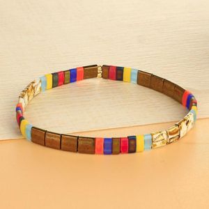 Charm Armbanden C.QUAN.CHI Vriendschap Tila Parel Handgemaakte Sieraden Stretch Kleurrijke Voor Vrouwen Groothandel