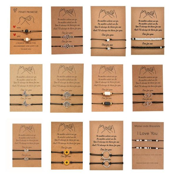 Pulseras con dijes Charmsmic Blanco Negro Cuentas de vidrio Pareja para mujeres Niñas Amigos Alta calidad Joyería DIY Fábrica Precio al por mayorCharm