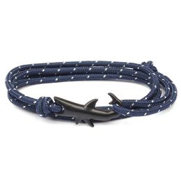 Bedelarmbanden Klassiek ontwerp Mti Gelaagde zwarte haai bedelarmband Sieraden voor cadeau Drop Delivery Dhwpm