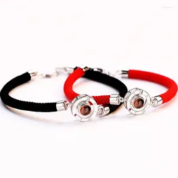 Bracelets De Charme Bracelet De Couple En 100 Langues Je T'aime Style Ami