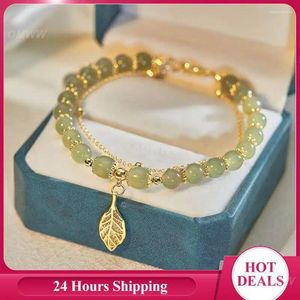 Bracelets de charme couple jade jade de style chinois Design design dames bracelet tempérament accessoires élégants doit avoir