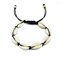 Bedelarmbanden creatieve westerse retro strand shell gevlochten armband Boheemse stijl paar polsbandje vakantie sieraden cadeaubon lars22