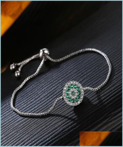 Bracelets de charme bracelet de charme de p￩tale de fleur cristal Bracelet PL Bracelets en diamant r￩glables Cuff de poignet pour femmes bijoux de mode Drop deli2130166