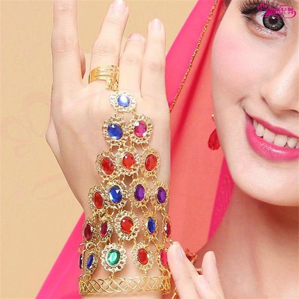 Bracelets porte-bonheur Danse Porter Bollywood Bijoux Pour 1pcs Ensemble Accessoires