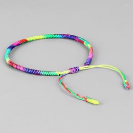 Bracelets porte-bonheur Danymia nœuds faits à la main fil corde coloré tissé chaîne Bracelet Boho Yoga chanceux pour les femmes 2023 bijoux cadeau