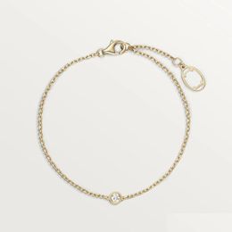 Charm Bracelets Designer Diamants Damour Love for Women Girls 316L Titanium Steel Bijoux Femme Jewelry Drop entrega OTFL3