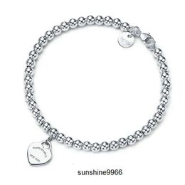 Bedelarmbanden ontwerper love heart armband sier armband bodem plating voor vriendin souvenir cadeau mode charme ontwerperjewelry