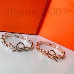 Bracelets de charme bracelet de nez de porc, luxe léger lisse de haute qualité, conception exquise, style élégant polyvalent, bracelet de boucle ot w5iw