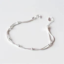 Bracelets porte-bonheur Double couche chaîne ronde perle bracelet pour femmes élégant fête anniversaire bijoux cadeau Sl251