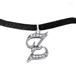 Bracelets porte-bonheur Double nez alliage cristal anglais Z lettres variété chaîne déclarations cadeau bijoux pour femmes