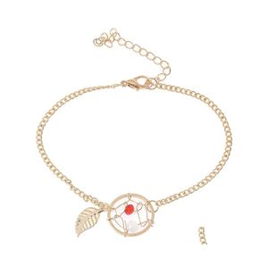 Bracelets De Charme Dream Catcher Bracelet Mode Femmes Feuille Réglable Européenne Et Américaine En Gros 3669 Q2 Drop Delivery Bijoux Dhs7J