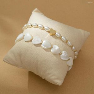 Bracelets à breloques Europe et États-Unis Créatif Vintage Coquillage naturel Femme Nicole Design Bijoux de poignet polyvalents