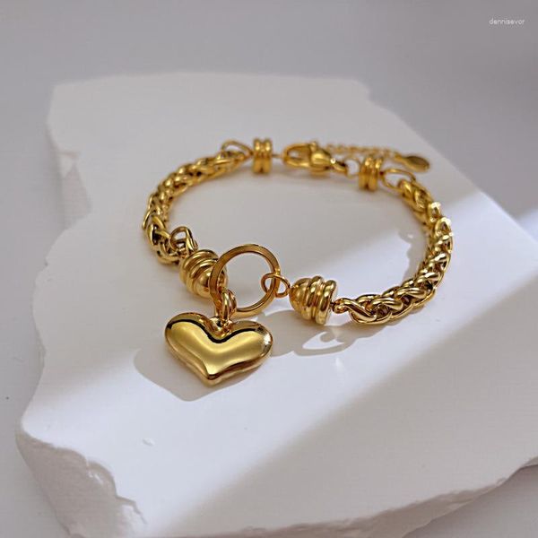 Bracelets de charme Mode européenne et américaine Love Bijoux en acier inoxydable Bracelet en titane personnalisé de qualité supérieure pour femmes