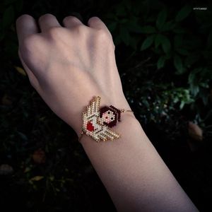 Bedelarmbanden Fairywoo Sweet Angel Armband Miyuki Kraal Handgemaakte Geweven Vrouwen Luxe Sieraden Trekkoord Groothandel Gratis