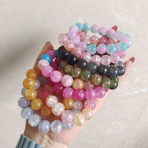 Charme Armbänder Mode Farbe Jade Perlen Armband Für Frauen Nettes Mädchen Anti-verloren Einzigartige Plain Schmuck Zubehör Geschenk