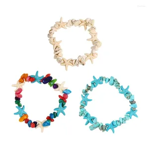 Bracelets de charme Mode Perles colorées Bracelet Crative Starfish Ocean Style Bracelet Enfants Bijoux
