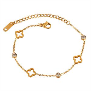 Charm Armbanden Mode Hart Charme Roestvrij Stalen Armband Voor Vrouwen Vintage Gold Plating Dikke Ketting Armbanden Bij De Hand Nieuwe Jewelry03