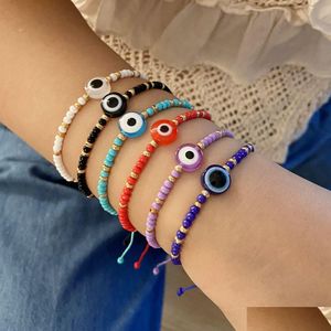 Bracelets de charme bijoux de mode symbole turc bracelet méchant bracelet à la main