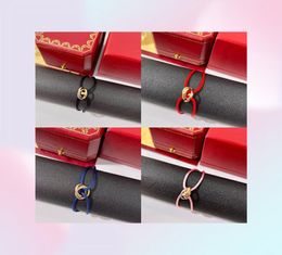 Bracelets de charme Amoureux de la mode Bijoux 23 couleurs Tisser corde de coton classique tricolore Bracelet en acier inoxydable Bracelet pour hommes femmes 3369575