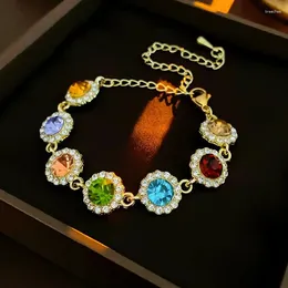 Bracelets de charme Bracelet à la mode Bracelet Crystal Lu luxe Géométrique Route pour femmes Bijoux de mariage de la mode de la mode
