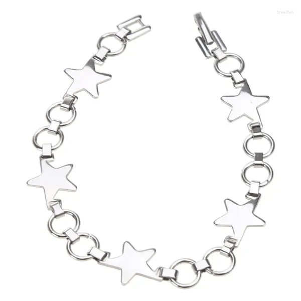 Bracelets de charme Bracelet rétro étoile à cinq branches femme vent froid mode simple bijoux hip-hop