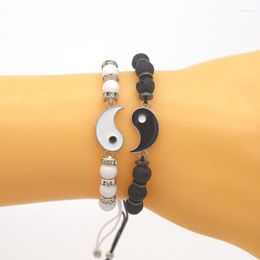 Bedelarmbanden Voor Chi Bagua Legering Hanger Yin Yang Bedels Ketting Armband Oorbellen Sieraden Maken Kralen Crafting Bevindingen