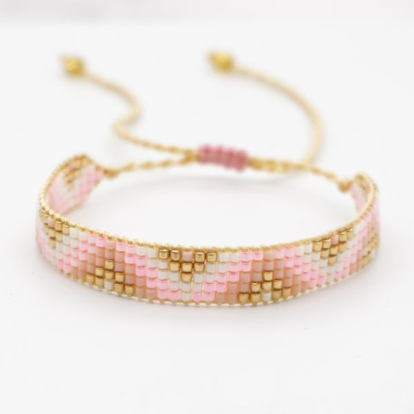 Pulseras con dijes Go2boho moda étnica telar joyería patrón geométrico ajustable Miyuki cuentas para mujeres 230801