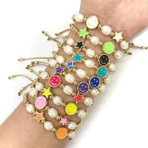 Bedelarmbanden go2boho vriendschap armband voor vrouwen meisje geschenk parel sieraden 18k gouden vergulde kralen damesjuwelen