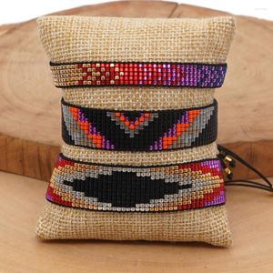 Bedelarmbanden go2boho miyuki set handgemaakte geweven armband voor vrouwen zaad kraal pulsera dames sieraden Mexicaanse sieraden