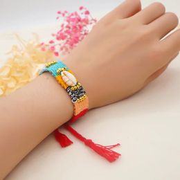 Bracelets de charme GO2BOHO Native style bracelet bracelet bracelet tissu tissu pour femmes bijoux bijoux de plage d'été Pulseras