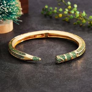 Bracelets de charme bracelet bracelet bracelet bracelet womens full cubic zircon cristal cz dubai argent fête Q240321