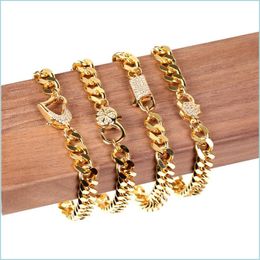 Bedelarmbanden gouden kleur punk ronde hick hartketen choker armband kraag verklaring armbanden voor vrouwen mannen feest sieraden drop d dhvpp