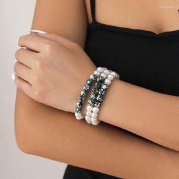 Bedelarmbanden Halloween Bloedpatroon Parels Mode Meerlaagse Imitatie Nieuwe Armbanden Gotische Feestsieraden Cadeau