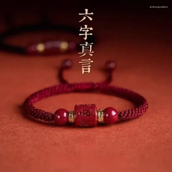 Pulseras de encanto tejido a mano ajustable ajuste de cuerda rope unisex diseño de perlas brazalete de suerte para parejas amigos
