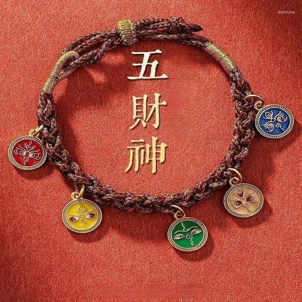 Braceletas Charmets Tibetano ajustable Tibetano ajustable para mujeres Riqueza Zodiaco Bracelet Lucky Bangles Accesorios de moda