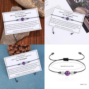 Bedelarmbanden handgemaakte DIY Designer ketting Bracelet flash stone kralen dames meisjes mode geschenk paar uni sieraden vriendschapsgeest otkk9