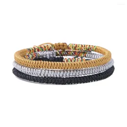 Charmearmbanden Handgemaakte Knopen Touwarmband Multi Color Good Lucky Tibetaanse Boeddhistische Armbanden Voor Vrouwen Mannen